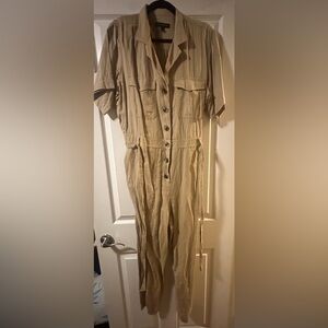Banana Republic Women’s Khaki Jumpsuit